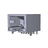 AMP Connectors - TE Connectivity 1-1734719-8 Modular Connectors / Ethernet Connectors RJ45,8P8C,Straight,W/O LED,30u Au,Tray