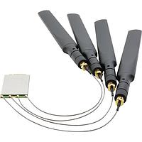 AAEON UP RE-FM5G150NA210 5G Modules Fibomcom 5G module North America M.2 3052 (USB version) with RF cable 180mm and Antenna
