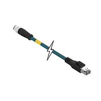 Molex 1201088458 Ethernet Cables / Networking Cables CSE M12 ETH 4P DC MA STR RJ45 WSOR 10M