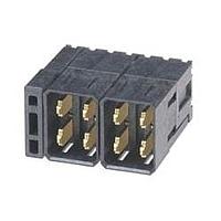 Molex 78347-1044 Headers Impact 3 Pair, Right Angle Power Header, 2