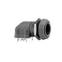 REDEL PXG.M0.5GG.NG Connectors 5P FEM R/A RCPT KEY 2NUTS GRY FNT NUT