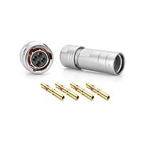 Amphenol SINE Systems RT06104SNH03SS-K Connector Kits Plug Kit, Socket, wi silicone seal IP69k