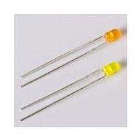BIVAR 3YDL-S Single Color LEDs LED Thru-Hole 3mm Yellow 585 nm