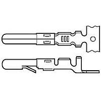 AMP Connectors - TE Connectivity 163301-6 (Mouser Reel) Pin & Socket Connectors PIN PRE-TIN Reel of 1000