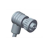 Amphenol LTW AU-04BFFM-SR6A01 Sensor Cables / Actuator Cables Ceres, Mini Size, Plastic, 2A, 04 pins, Female Connector, Female Contact, Right Angle, Screw Thread, Overmolded, Length 1000mm, IP66