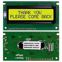 Newhaven Display NHD-0216BZ-FL-YBW LCD Character Display Modules STN- Y/G Transfl 84.0 x 44.0