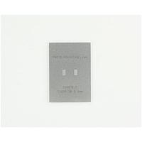 Chip Quik PA0076-S Sockets & Adapters TVSOP-16 Stainless Steel Stencil