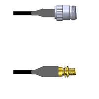 Amphenol Custom Cable Q-27032000M060i RF Cable Assemblies N-SJ/SMA-SJB LMR24 60I