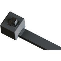 Essentra Components WIT-50LR-UVB-M Releasable Cable Tie,Release,UV Blk,11.5 in,50Lb