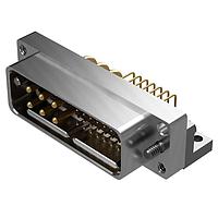 Amphenol Positronic SMSA068-MA48C-T7B1 Connectors SM Series 34 Position Pin (Male) Solder Tail Mounting Bracket Nickel