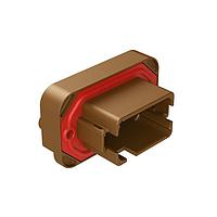 Amphenol SINE Systems AT15-12PD-BM16 Connectors Str Flng Mnt PCB Rcp 12POS Brw Tin Cont D