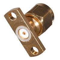 Johnson / Cinch Connectivity Solutions 142-1801-621 Connectors SMA 2 HOLE FLANGE PLG W/EMI GASKET GLD