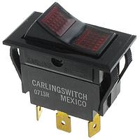 Carling Technologies LTILA51-6S-WH-AM-NWH/125N Rocker Switches LTILA51-6S-WH-AM-NWH/125N