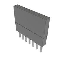 Samtec ESQ-107-23-T-S Sockets Elevated Socket Strip, 0.100" Pitch