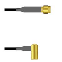 Amphenol Custom Cable Q-6803S0003011i RF Cable Assemblies SMA-SP/SMB-RP G174 11I