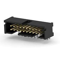 AMP Connectors - TE Connectivity 103311-5 Shrouded HDR R.A. DOUBLE 20P low profile