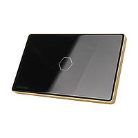 HUNONIC HN01SCD WiFi Touch Switch 1 Rectangular Button (Black)