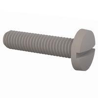 Essentra Components 011032B081 Machine Screw Binder Slotted Screw, #10-32 Thread, 13/16 in Lg