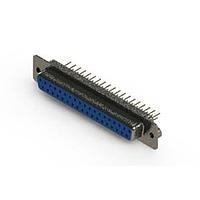 EDAC 628-M37-621-LN2 D-Sub Connectors - Standard Density Vertical Machined D-Sub Connector
