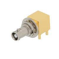 Linx Technologies - TE Connectivity 2446154-1 RF Connectors High Density BNC R/A PCB Jack, Bulkhead, Thru Hole, 75 Ohm
