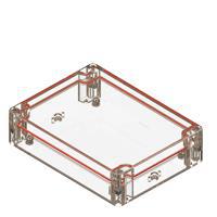 Serpac RB65P06C10C Watertight PLASTIC BOX WATERTIGHT ENCLOSURE CLEAR/CLEAR (6.30 x 4.72 x 1.59 in)