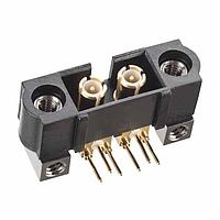 Harwin M80-MH313M5-02 Power to the Board MALE HORIZ 3.0 COAX 2 POS 6 GHz 50 Ohm