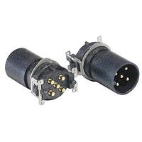 Bulgin PXPLCP12SMM05APC Straight M12 A-Code 5P/M SMT