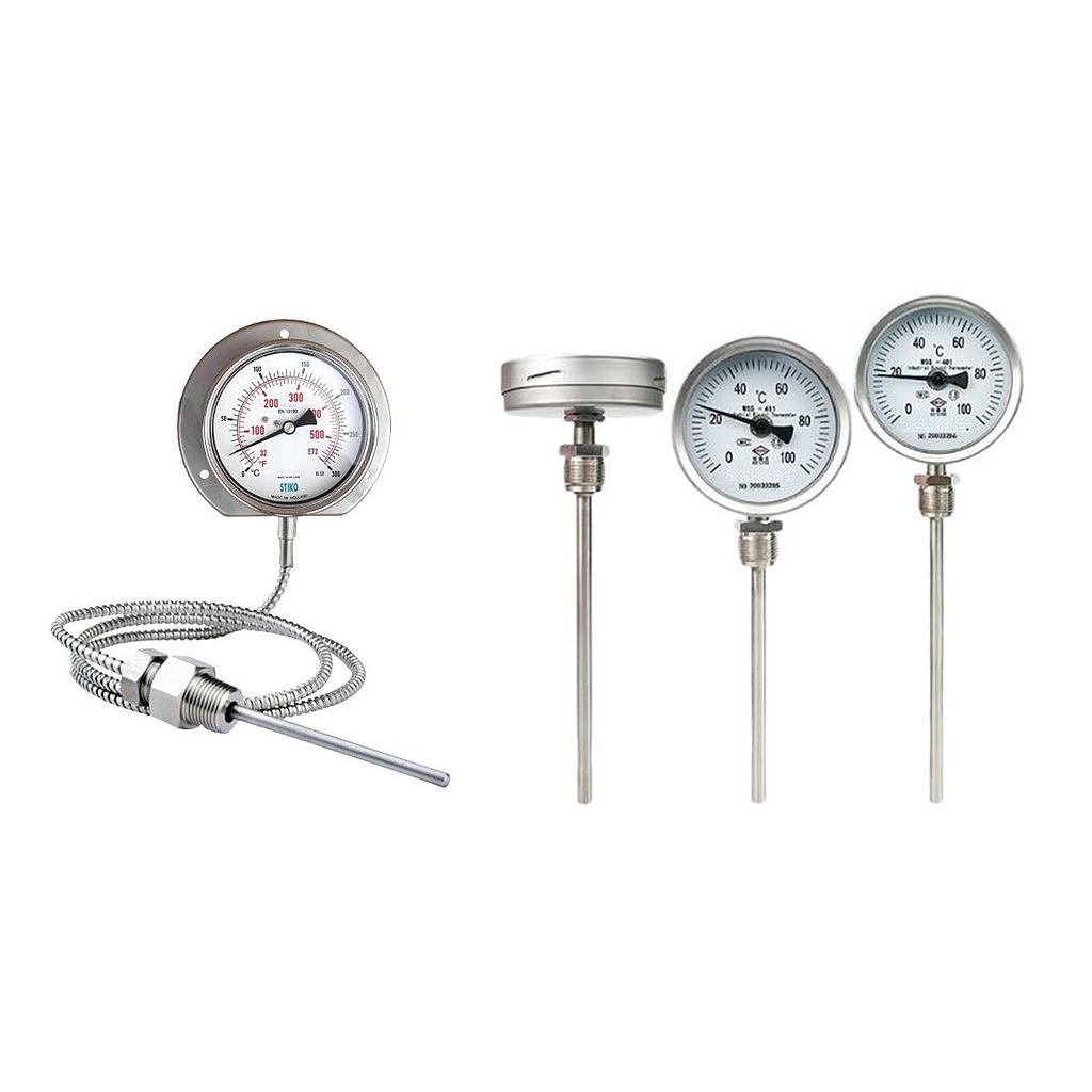 Industrial dial thermometer used for local temperature indication