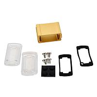 Bud Industries EXN-23350-GDP PCB Enclosure Extruded Aluminum Enclosure Gold with Plastic Cover (1.4 X 2.7 X 1.9 In)
