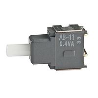 NKK Switches AB11BW Sealed SPST OFF-(ON) EXTENDED PC .4VA