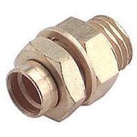 HUBER+SUHNER 34_MMCX-50-0-1/111_OE RF Adapters - In Series MMCX jack(f) to MMCX jack(f) bulkhead