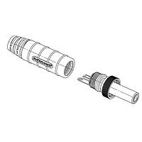 CONXALL S15KS23 Accessories 15 Amp Series Sealed Plug, 0.255" [6.5mm] Max Cable Size