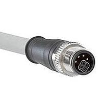 Molex 120244-0200 Double Ended M12 CHT 4S+4P Asbly .25m Straight Type 1