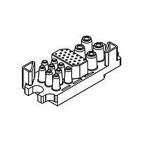 Anderson Power Products 075MSP Heavy Duty Power Connectors SOCKET HOUSING ONLY FLUSH PCB MOUNT