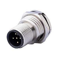 Same Sky (formerly CUI Devices) CDM1210-03A-MT-F16-67 Straight M12 Male Panel mount, Solder Type, Front Fastened M16*1.5?ACode 3PIN , Screw Copper alloy