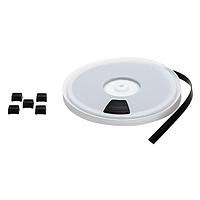 HellermannTyton TELS-1 Extended-Length Cable Tie Extended-Length Tie, POM, Black, 50 ft reel of strap and 30 heads/Kit