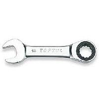 TOPTUL AOAB0808 Stubby Ratchet Combination Wrench (8mm)
