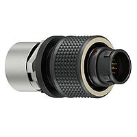 ODU C11WAM-P17XMM0-0000 Plug HD S plug W SL, sz 1, IP6K8 / IP6K9K, 17 Contacts, A (light brown) Key