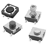 Omron Electronics B3F-5051 Tactile Switches Projected 7.3x12.5 Gold Pl w/out Grd Tm