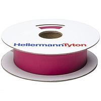 HellermannTyton 309-65161 Tubing Heat Shrink Tubing, Mini Reel, 2:1 Shrink Ratio, 1/2", 12.7/6.4 Dia, PO, Red, 25 ft/reel
