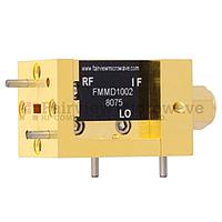 Fairview  FMMD1002 WR-15 Waveguide Down Converter Mixer From 50 GHz to 75 GHz, With an IF Range From DC to 18 GHz And LO Power of +13 dBm, UG-385/U Flange