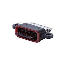 Same Sky (formerly CUI Devices) UJ32-C-H-G-SMT-4-P24-TR-68 USB Type C Type C, 3.2, Horizontal, Gold Plated 30u,Surface Mount, 24 pin, T&R, IP68