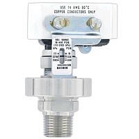 Dwyer A1F-O-SS-1-4 OEM Weatherproof Pressure Switch, 316 SS, 15 A for Pumps & Motors (Gauge, 450 psi, NPT Male and Female, 1/2 in x 1/4 in)