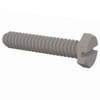 Essentra Components 010440X056 Hex Slotted Hex Slotted Screw, #4-40 Thread, 9/16 Lg