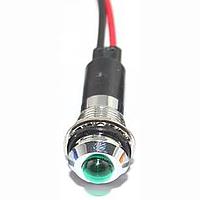 Mallory Sonalert FL1M-12SW-1-G110V Indicators LED GRN 12MM NUT 110VAC/DC