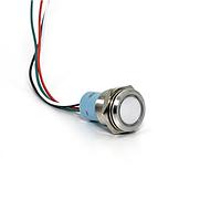 Dialight 625-1141-307F LED Panel Mount Indicators 16mm RGY 3VDC W/ Wires