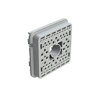 Amphenol SINE Systems AWB-48SA Accessories Wedgelock for 48 Position Plug, Keyed A, Gray