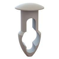 Essentra Components 27KY2190281 Keyhole Rivet Keyhole Rivet, .219 Hole, .281 Panel Thk