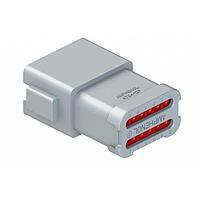 Amphenol SINE Systems AT04-12PA-EC01 Connectors AT Recpt 12 Way End Cap Enhanced A Key