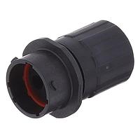 Amphenol SINE Systems RTS1BS14N3PHEC03 Connectors Receptacle, Inline, 3 Position, Male, Shell Size 14, Silicone Seal, and End Cap with Individual Wire Sealing